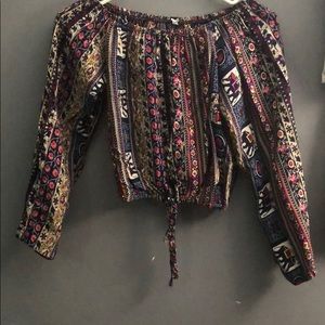 Off the Shoulder Hippie Top